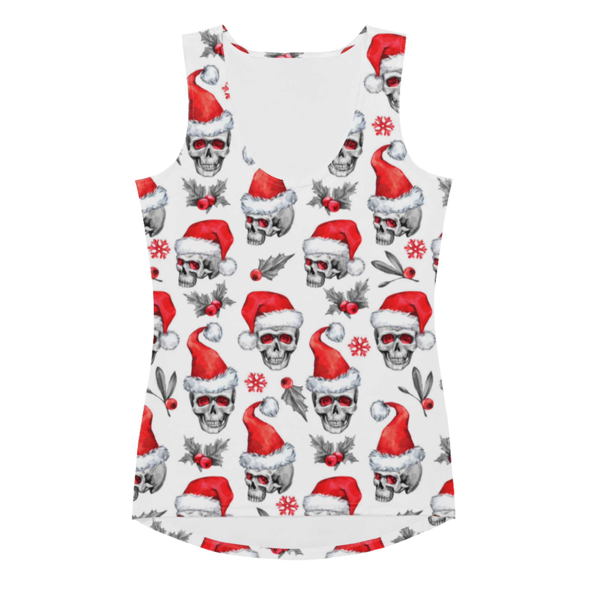 Christmas Skulls Tank Top